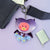 BT21 - ANGEL & VILLAIN VILLAIN PLUSH KEYRING