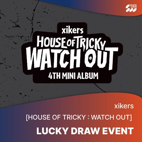 XIKERS - HOUSE OF TRICKY : WATCH OUT 4TH MINI ALBUM SOUNDWAVE LUCKY DRAW EVENT PHOTOBOOK RANDOM - COKODIVE