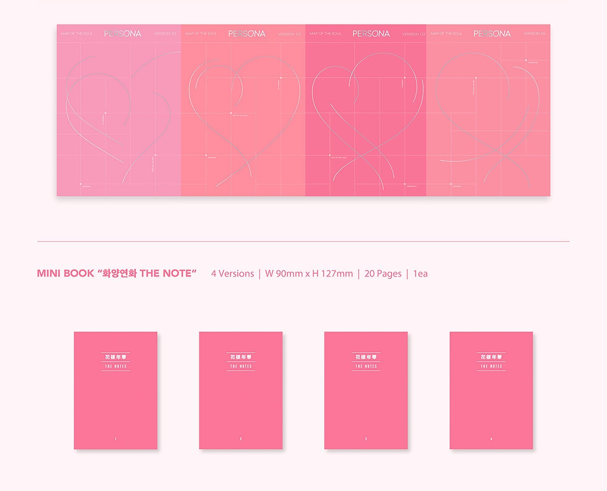 Apple Music All 4 Versions BTS - MAP OF THE SOUL : PERSONA