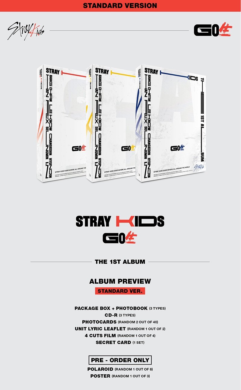 Apple Music RANDOM STRAY KIDS - 1ST OFFICIAL ALBUM [GO生] STANDARD VER.