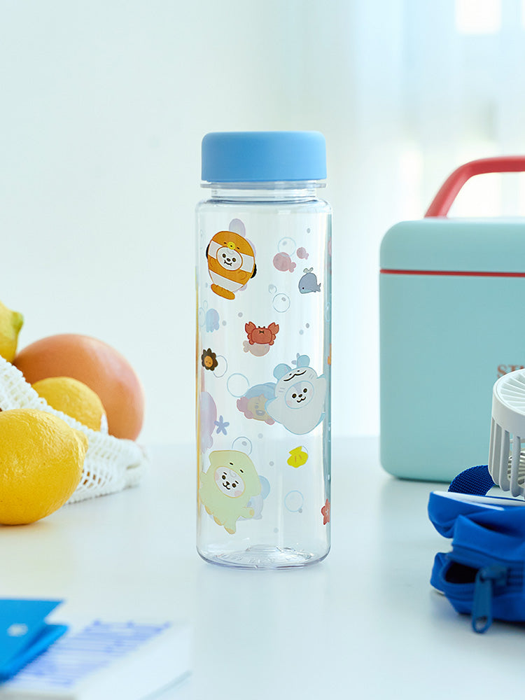 BT21 - BABY OCEAN FRIENDS PLASTIC BOTTLE WITH LID - COKODIVE