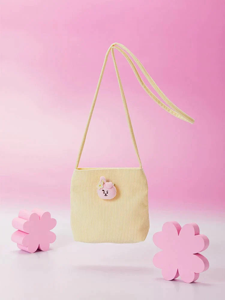 BT21 - SPRING DAYS MINI CORDUROY CROSSBODY BAG COOKY - COKODIVE