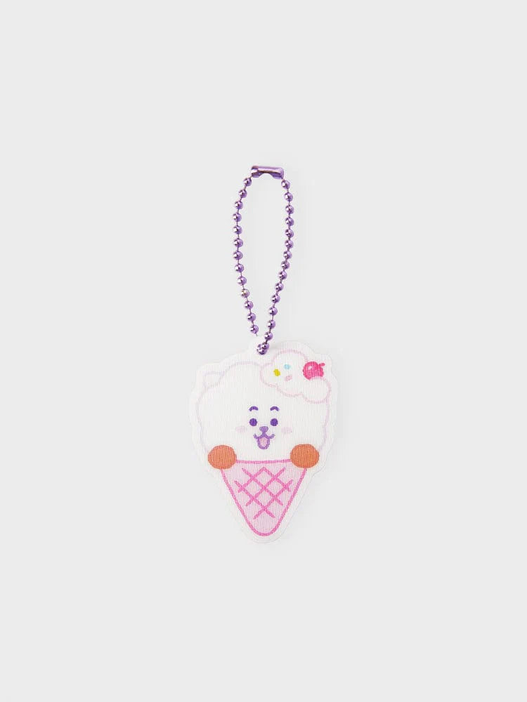 BT21 ON THE CLOUD RENTICULAR KEYRING - COKODIVE