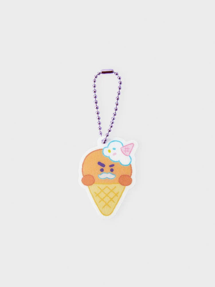 BT21 ON THE CLOUD RENTICULAR KEYRING - COKODIVE