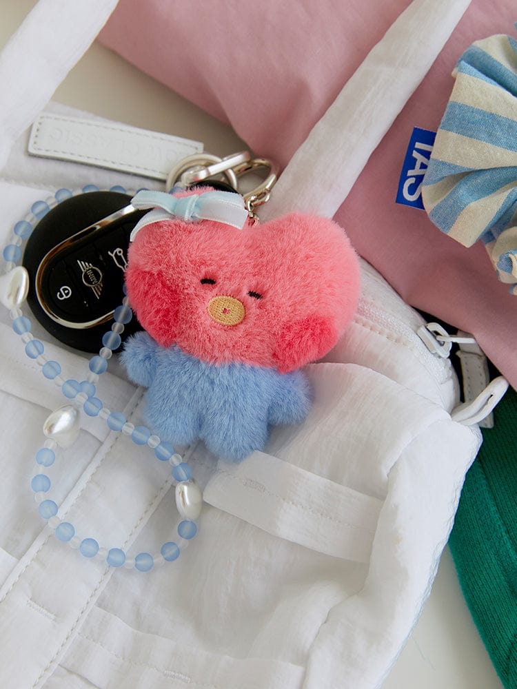 BT21 - MINI MININI RIBBON EDITION PLUSH KEYRING