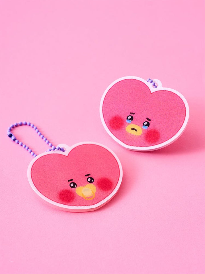 BT21 - NEWBORN BABY LENTICULAR KEYRING TATA - COKODIVE