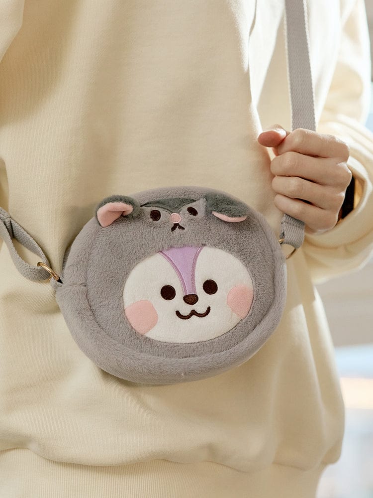 BT21 - BABY FLUFFY FACE DOLL CROSS BAG