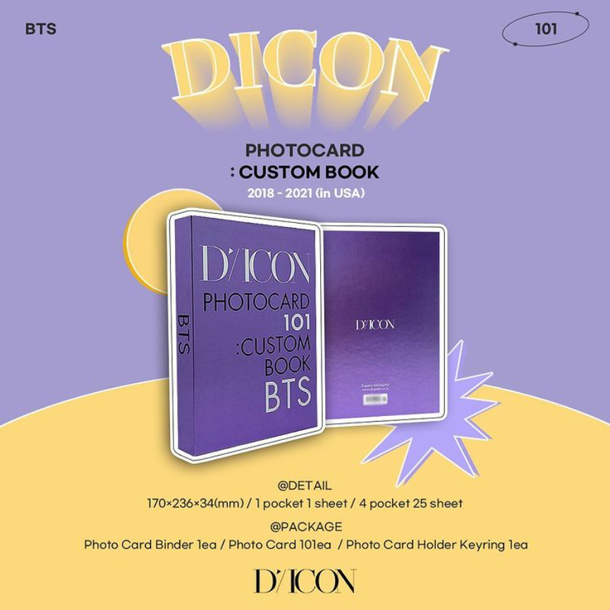 DEOKWON DICON PHOTOCARD CUSTOM BOOK