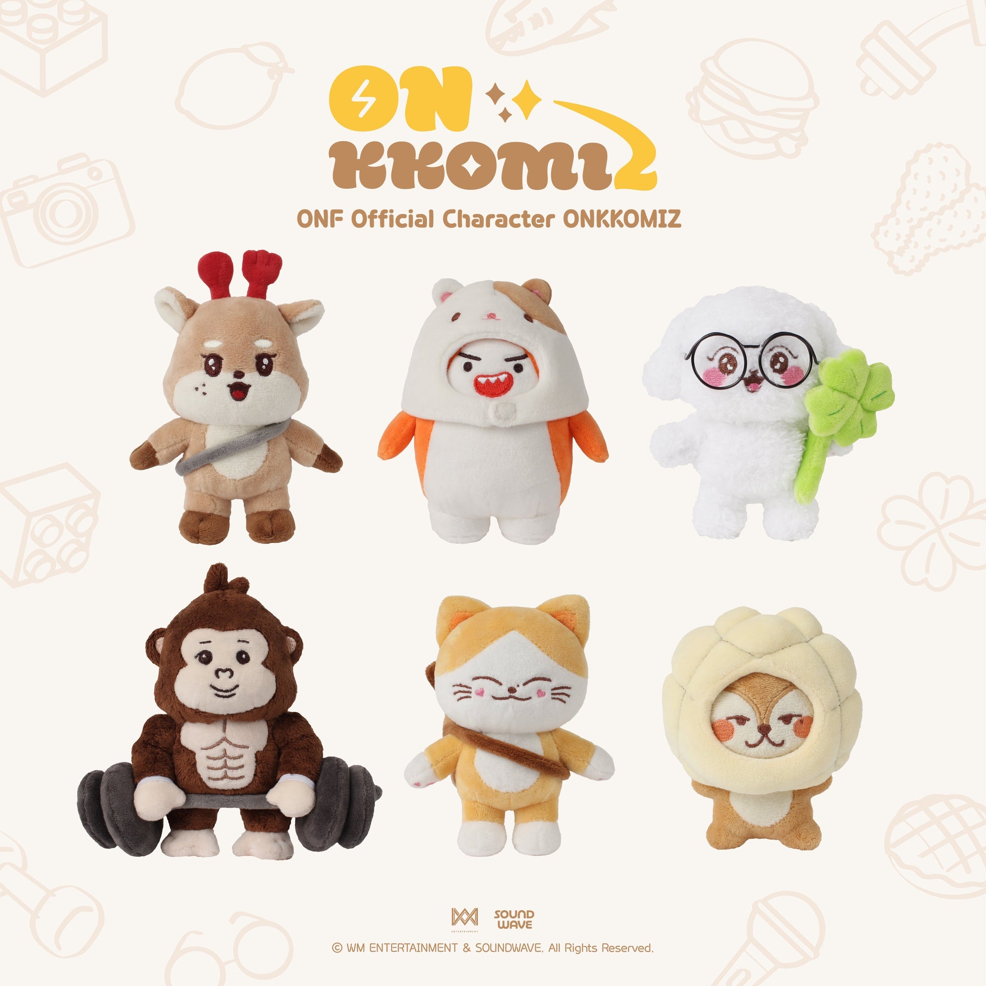 ONF - ONKKOMIZ OFFICIAL MD PLUSH DOLL - COKODIVE