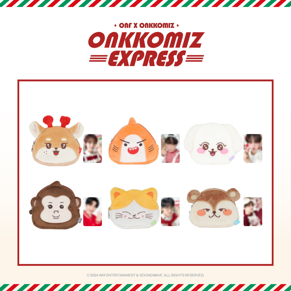 ONF - ONKKOMIZ EXPRESS ONF X ONKKOMIZ POP UP STORE OFFICIAL MD FACE MINI POUCH - COKODIVE