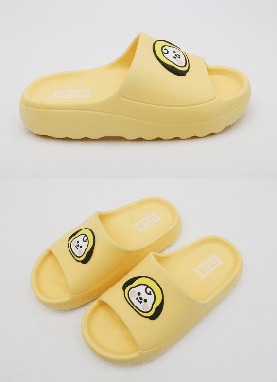 HAPPY FUR CHARACTER MD BT21 BABY JOY SLIPPERS