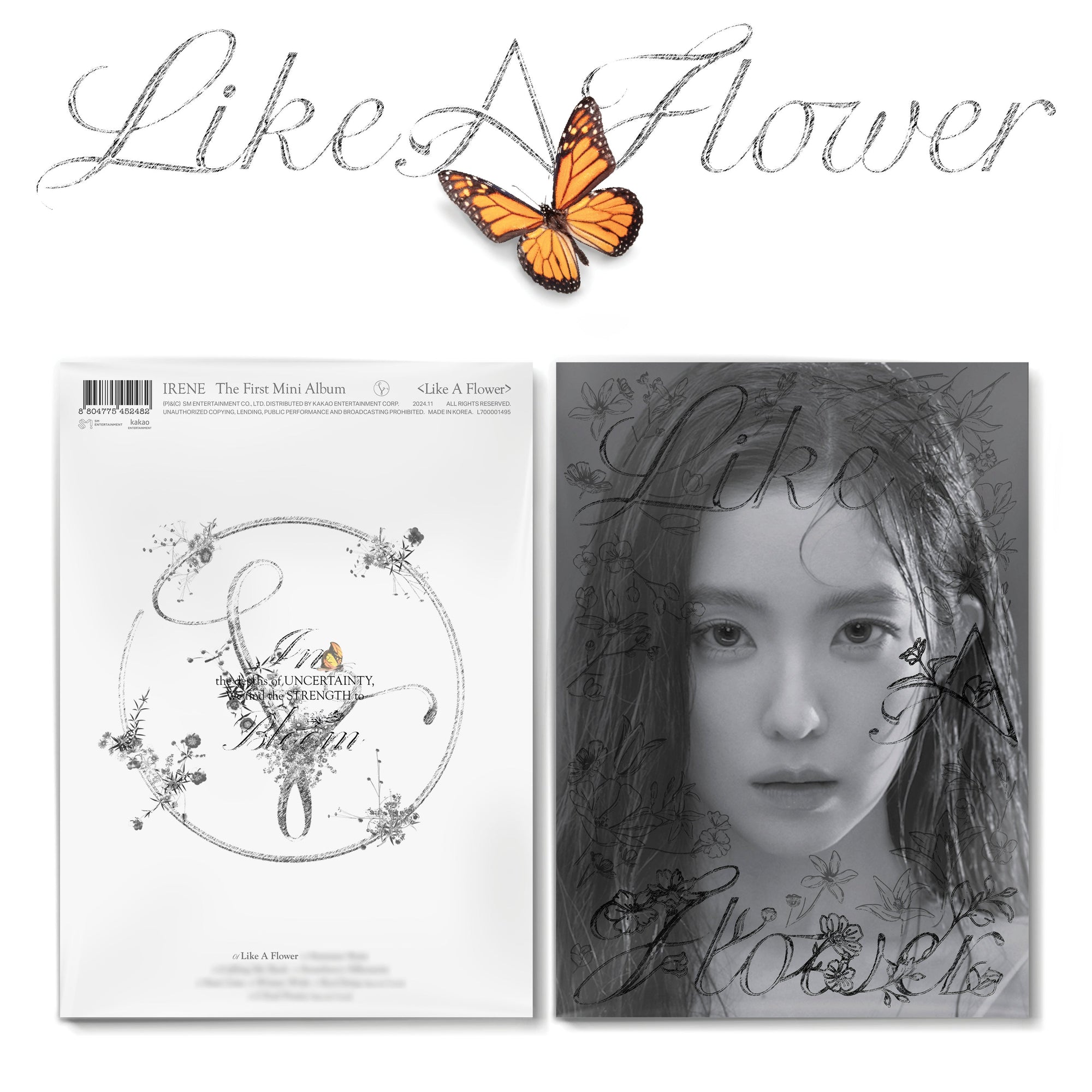 IRENE - LIKE A FLOWER 1ST MINI ALBUM PHOTOBOOK VER