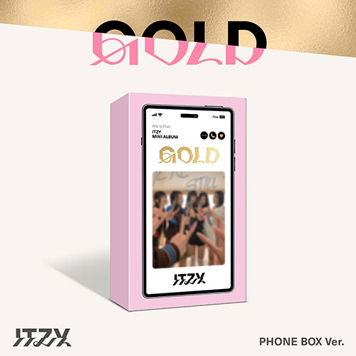 ITZY - GOLD 2ND ALBUM PHONE BOX RANDOM