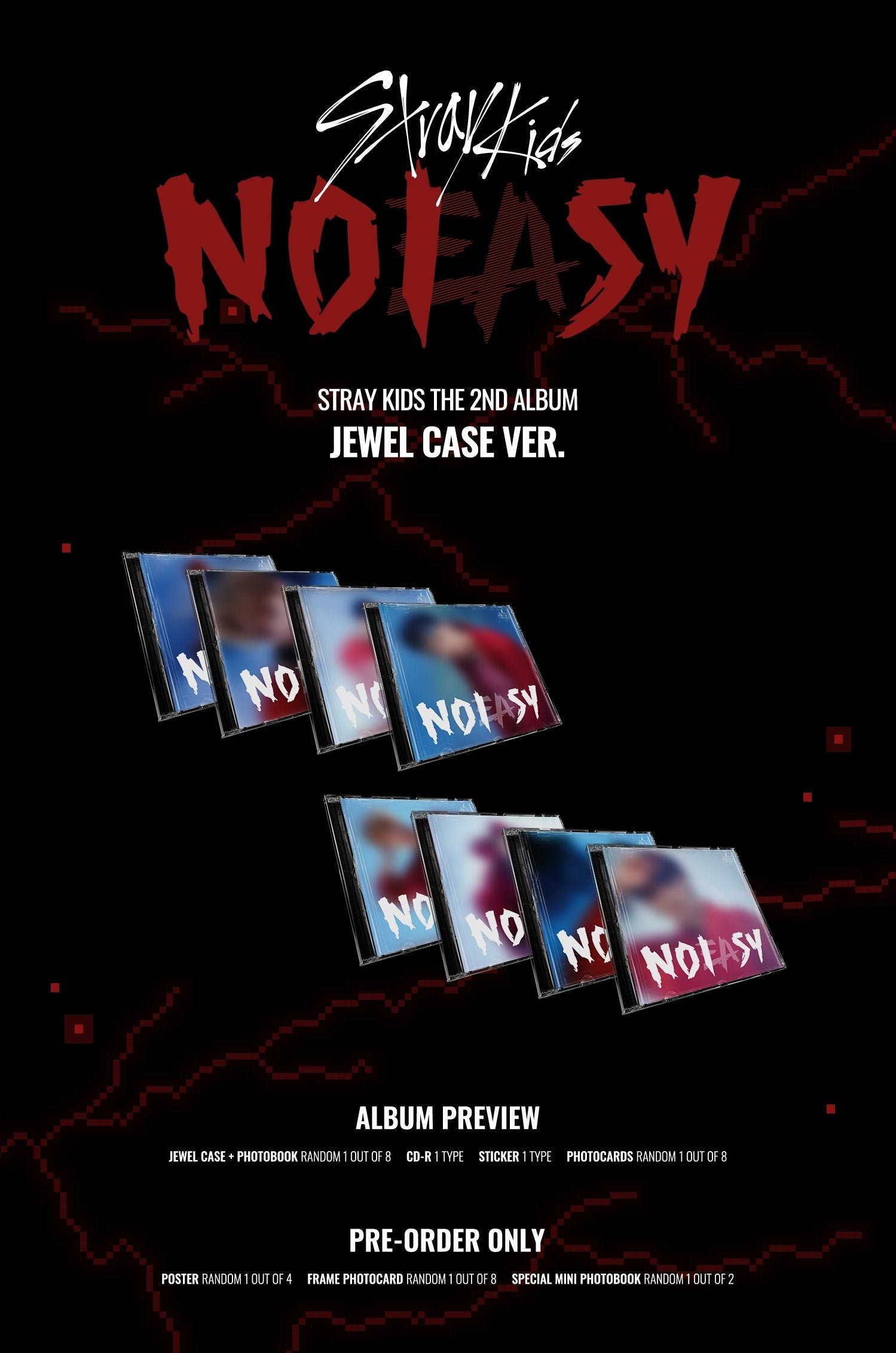 [PR] Apple Music [PRE-ORDER] STRAY KIDS - 2ND FULL ALBUM NOEASY JEWEL CASE VER.