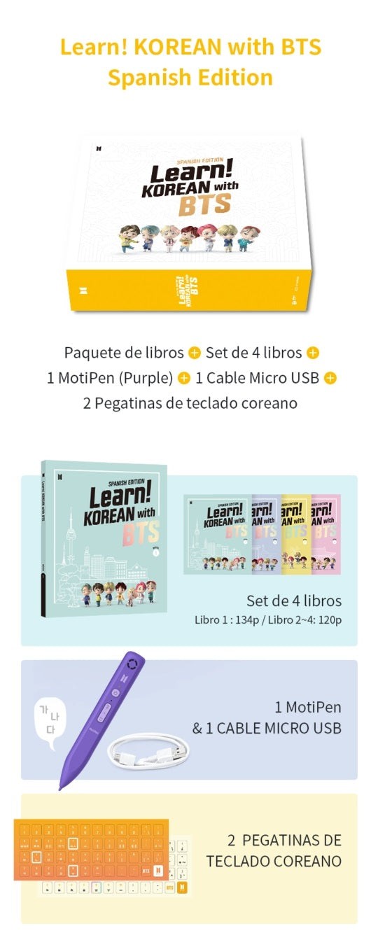 [PR] Weverse Shop MD BTS - LEARN KOREAN WITH BTS SPANISH EDITION