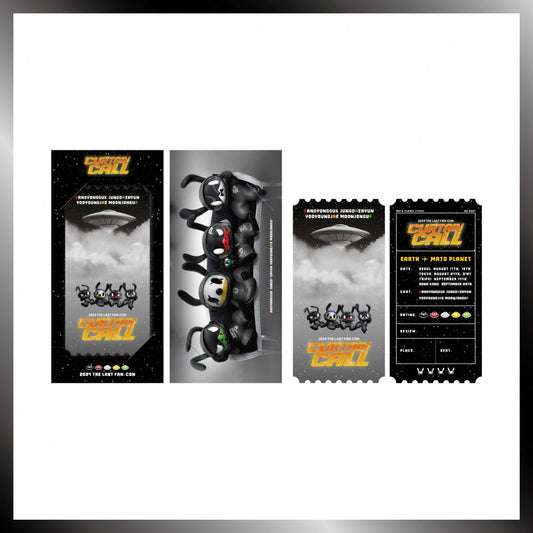 BANG&JUNG&YOO&MOON - CURTAIN CALL 2024 THE LAST FAN-CON OFFICIAL MD TICKET - COKODIVE