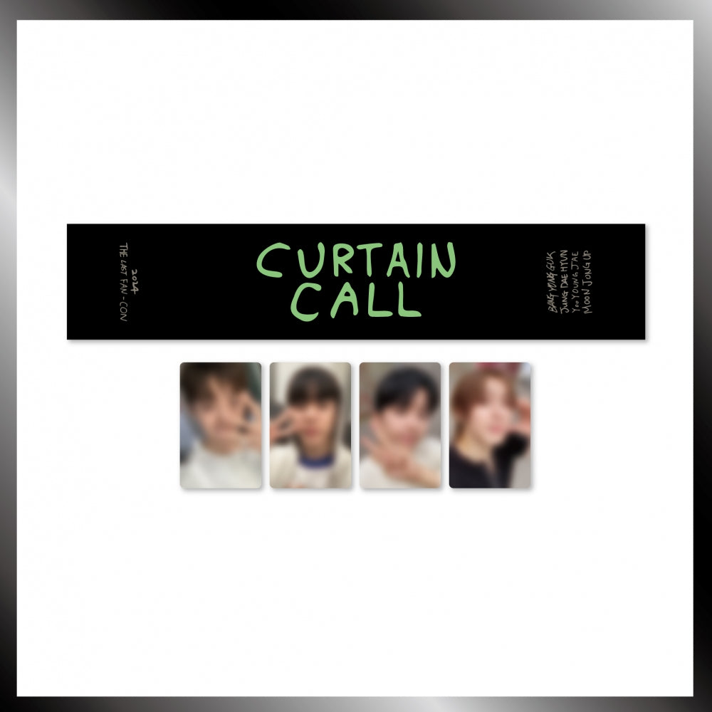 BANG&amp;JUNG&amp;YOO&amp;MOON - CURTAIN CALL 2024 THE LAST FAN-CON OFFICIAL MD TOWEL SLOGAN - COKODIVE