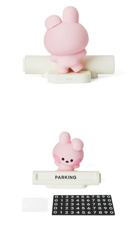 TWS CHARACTER MD BT21 MININI CAR FIGURE PHONE NUMBER PLATE