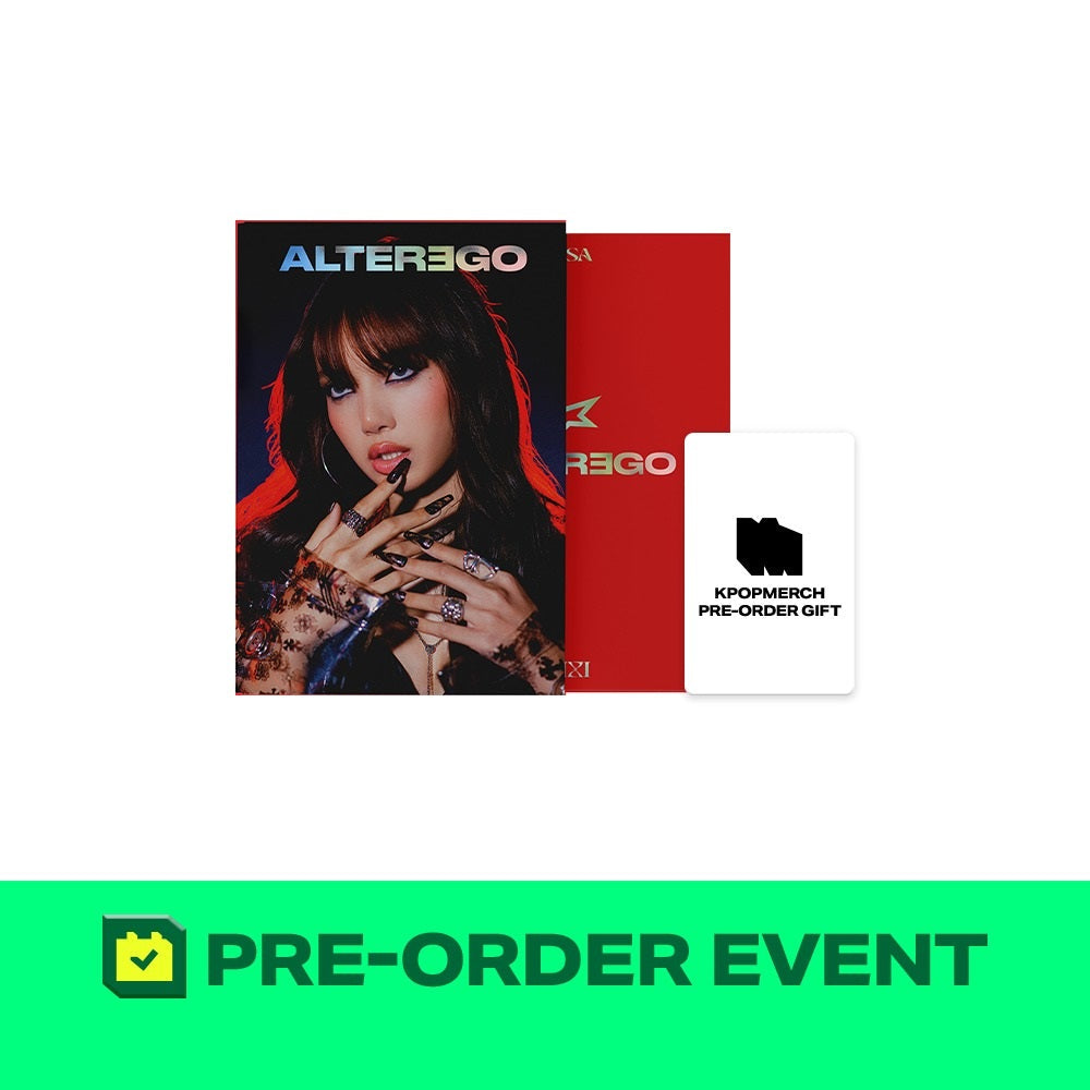 LISA - ALTER EGO SOLO DEBUT ALBUM KPOPMERCH GIFT PHOTOBOOK VIXI VER