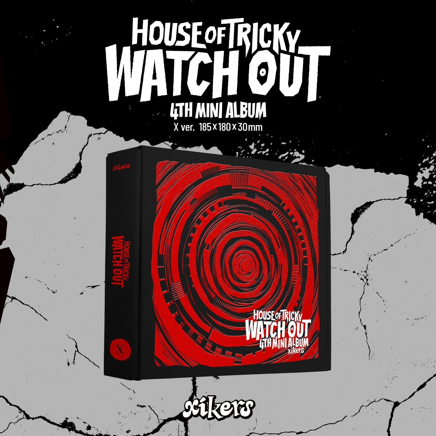 XIKERS - HOUSE OF TRICKY : WATCH OUT 4TH MINI ALBUM PHOTOBOOK X VER